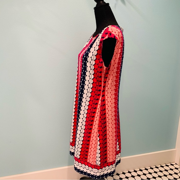 🌷3 for $15 Donna Morgan geometric print shift dress - Picture 2 of 9